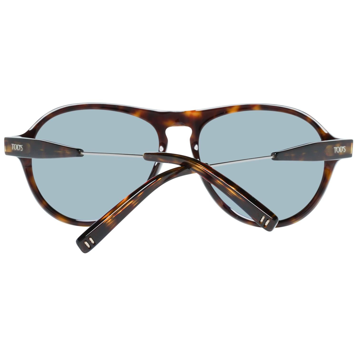 Tod's Mint Unisex Brown Sunglasses TO0232 5652V 56-16-142 mm In Excellent Condition In Rome, Rome
