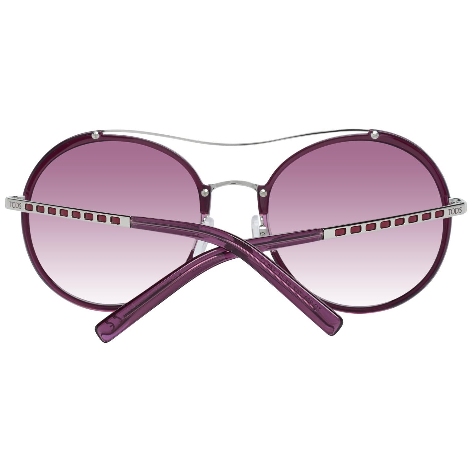 Tod's Mint Women Purple Sunglasses TO0238 5774Z 57-21-147 mm In Excellent Condition In Rome, Rome