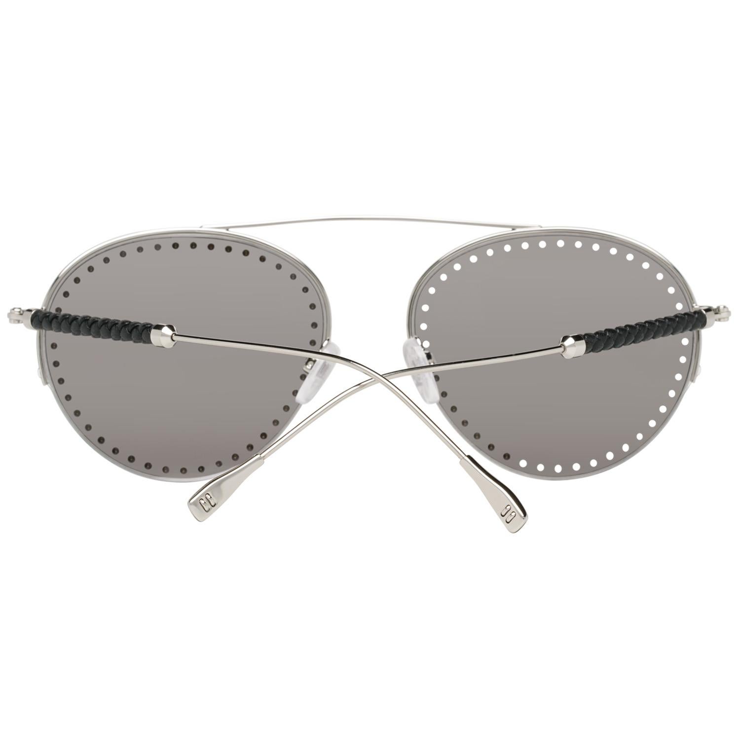 Tod's Mint Women Silver Sunglasses TO0234 6016A 60-17-147 mm In Excellent Condition In Rome, Rome