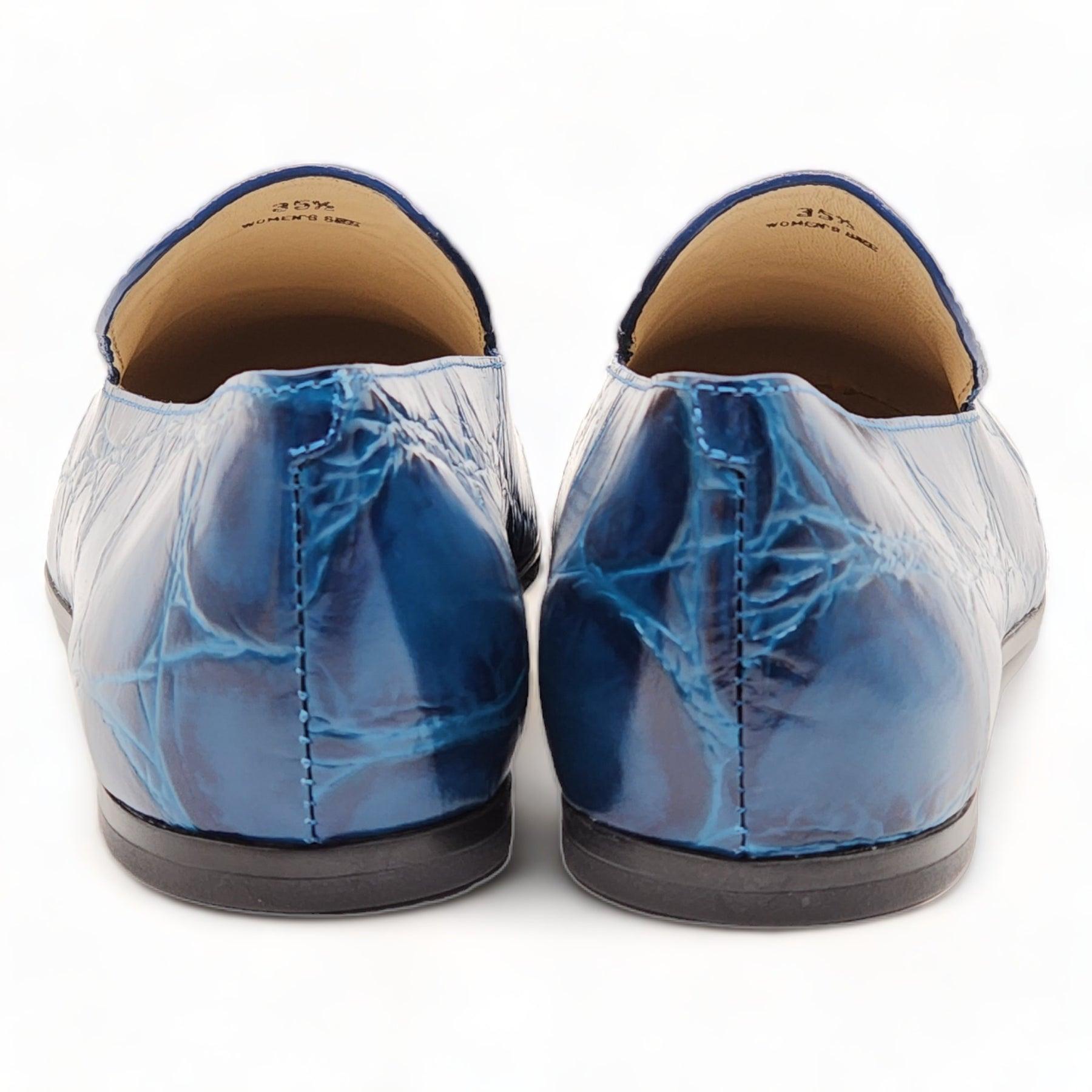 Bleu Tod's Mocassino Gomma Slip On Shoes in Blue en vente