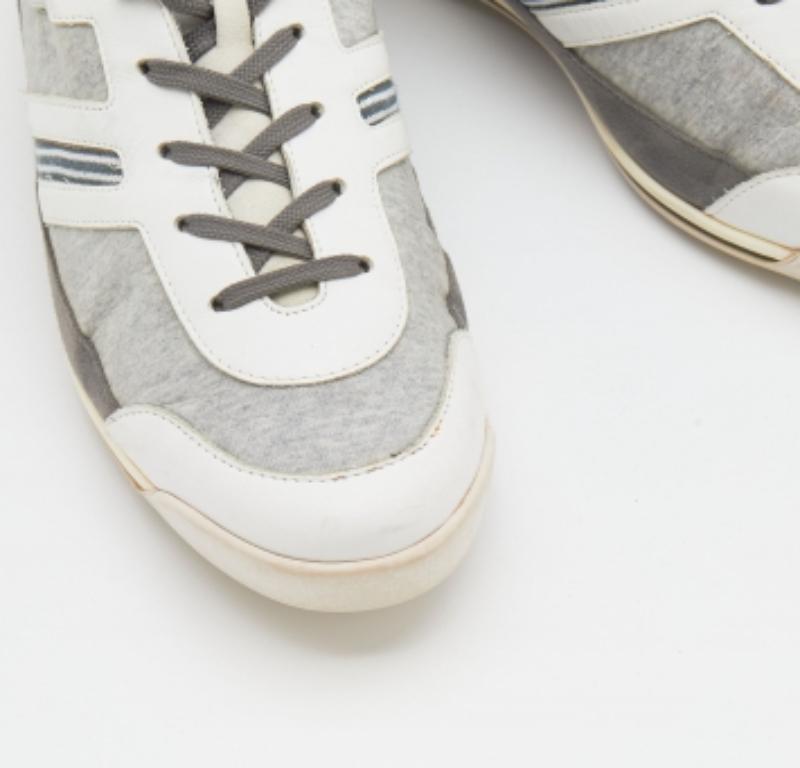 Women's Tod's Multicolor Fabric/Leather, and Suede Low Top Sneakers Size 38.5
