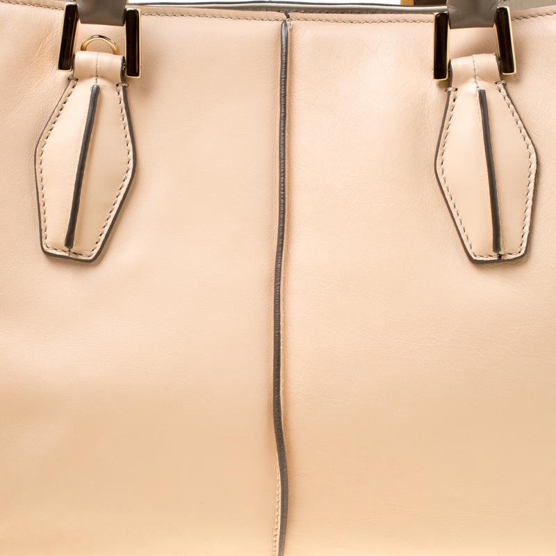 Tod's Multicolor Leather Shopper Top Handle Bag 4