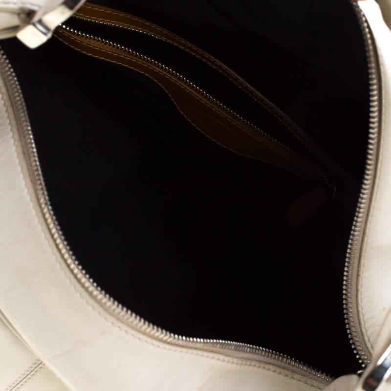 Women's Tod's Off-White Leather Hobo For Sale