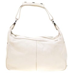 Used Tod's Off-White Leather Hobo