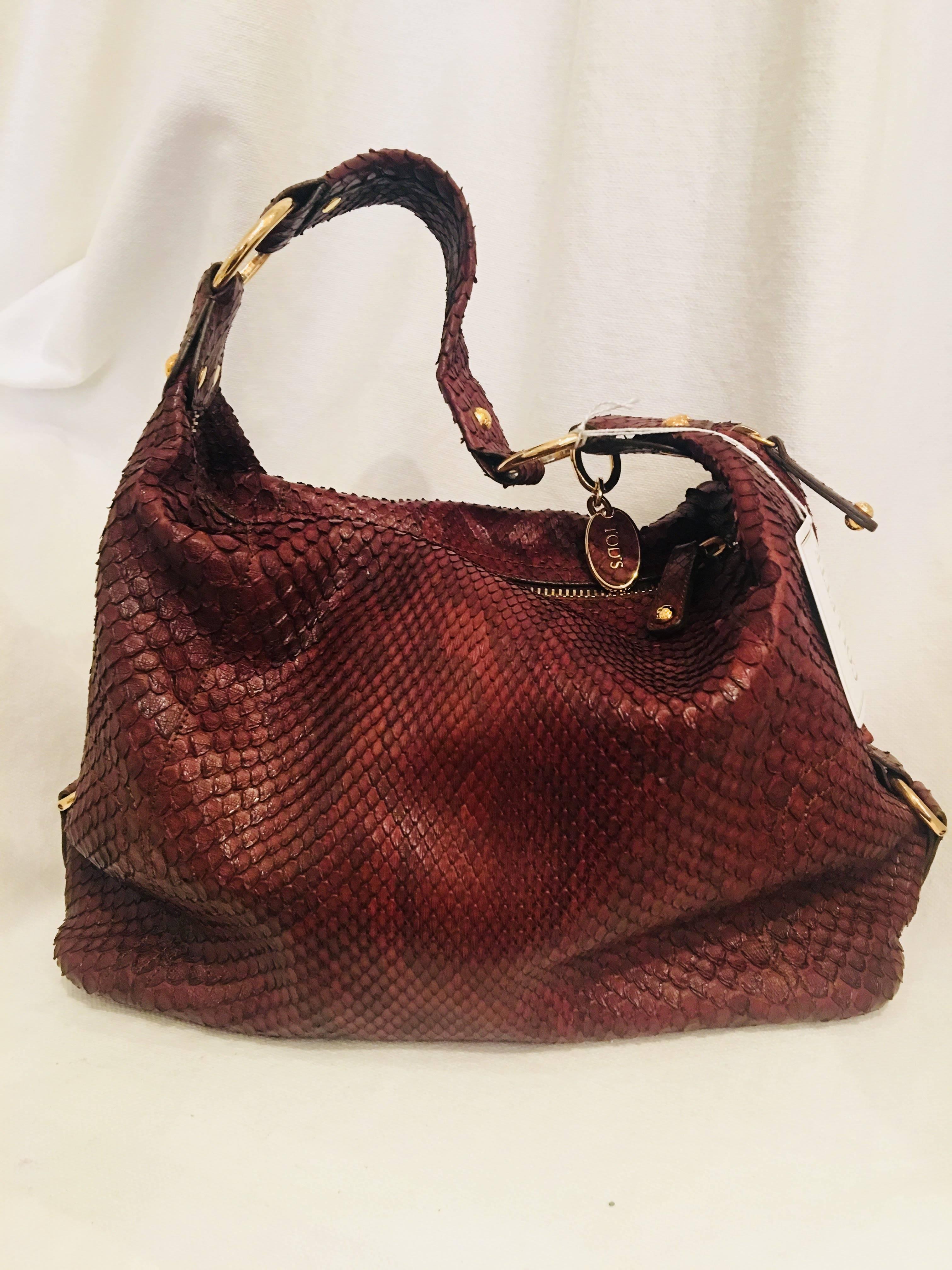 Tods Pashmy Python-Tasche 1