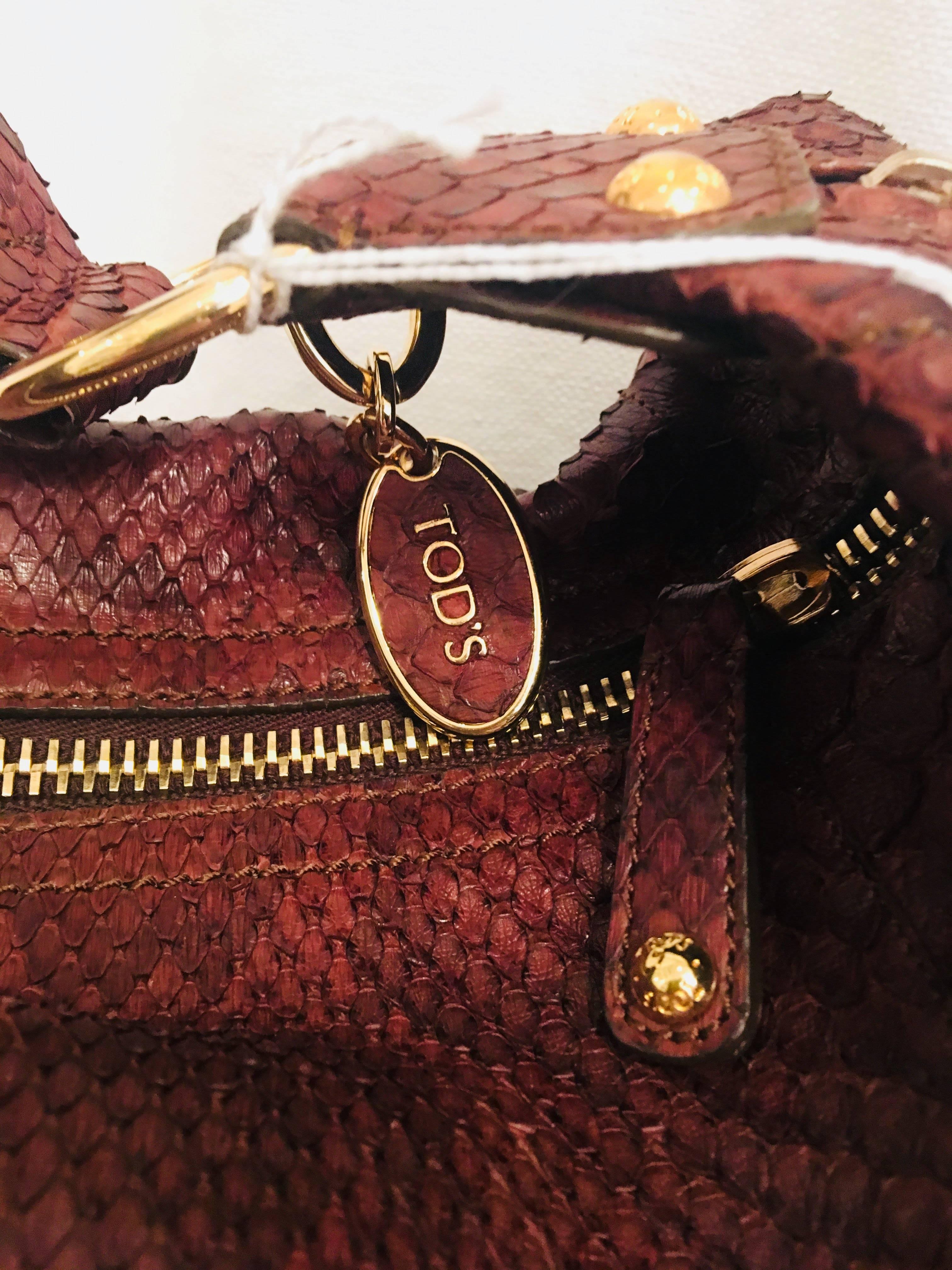 Tods Pashmy Python-Tasche 2