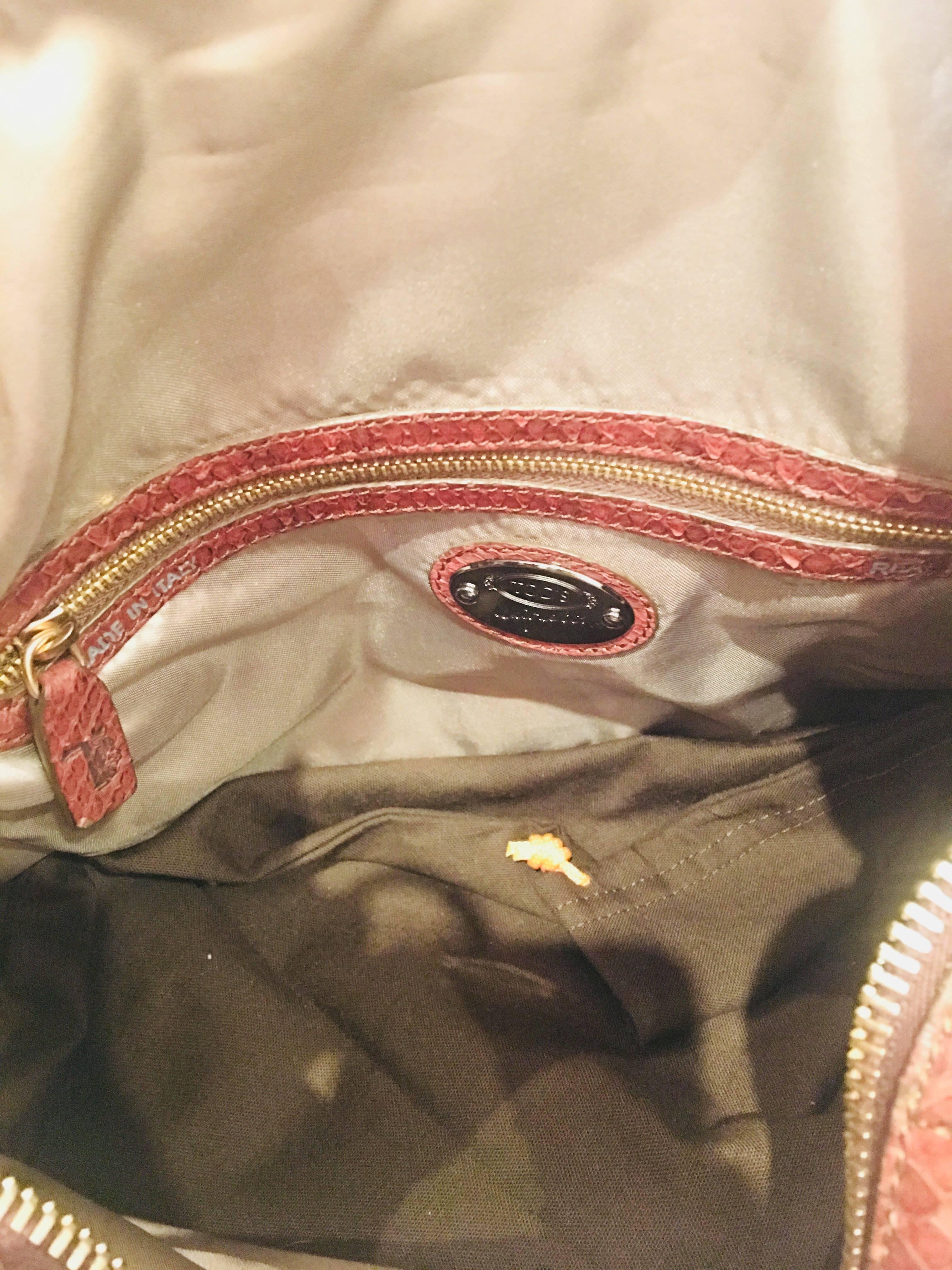 Tods Pashmy Python-Tasche 3