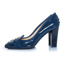 Tod’s, patent leather loafer pump