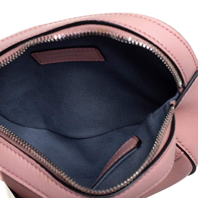 Tod's Pink Leather Flamingo Camera Crossbody Bag 4