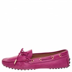 Tod's Mocasines Gommino Slip On Piel Rosa Talla 38
