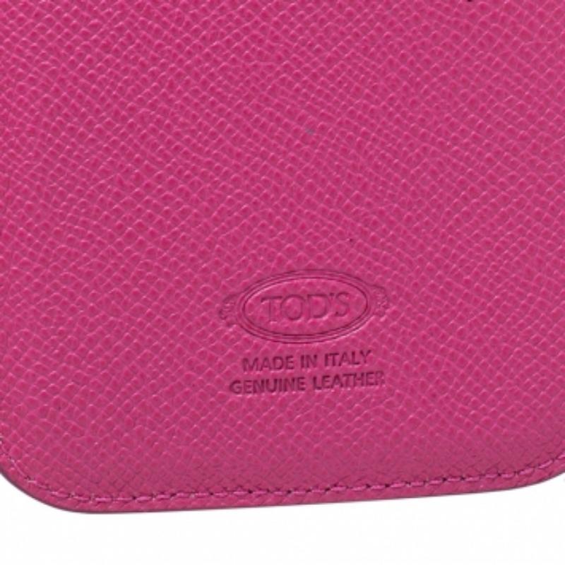Women's Tod's Pink Leather Phone Case For Sale