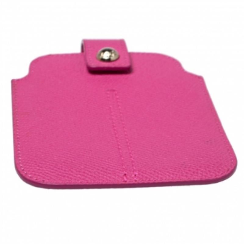 Tod's Pink Leather Phone Case For Sale 2