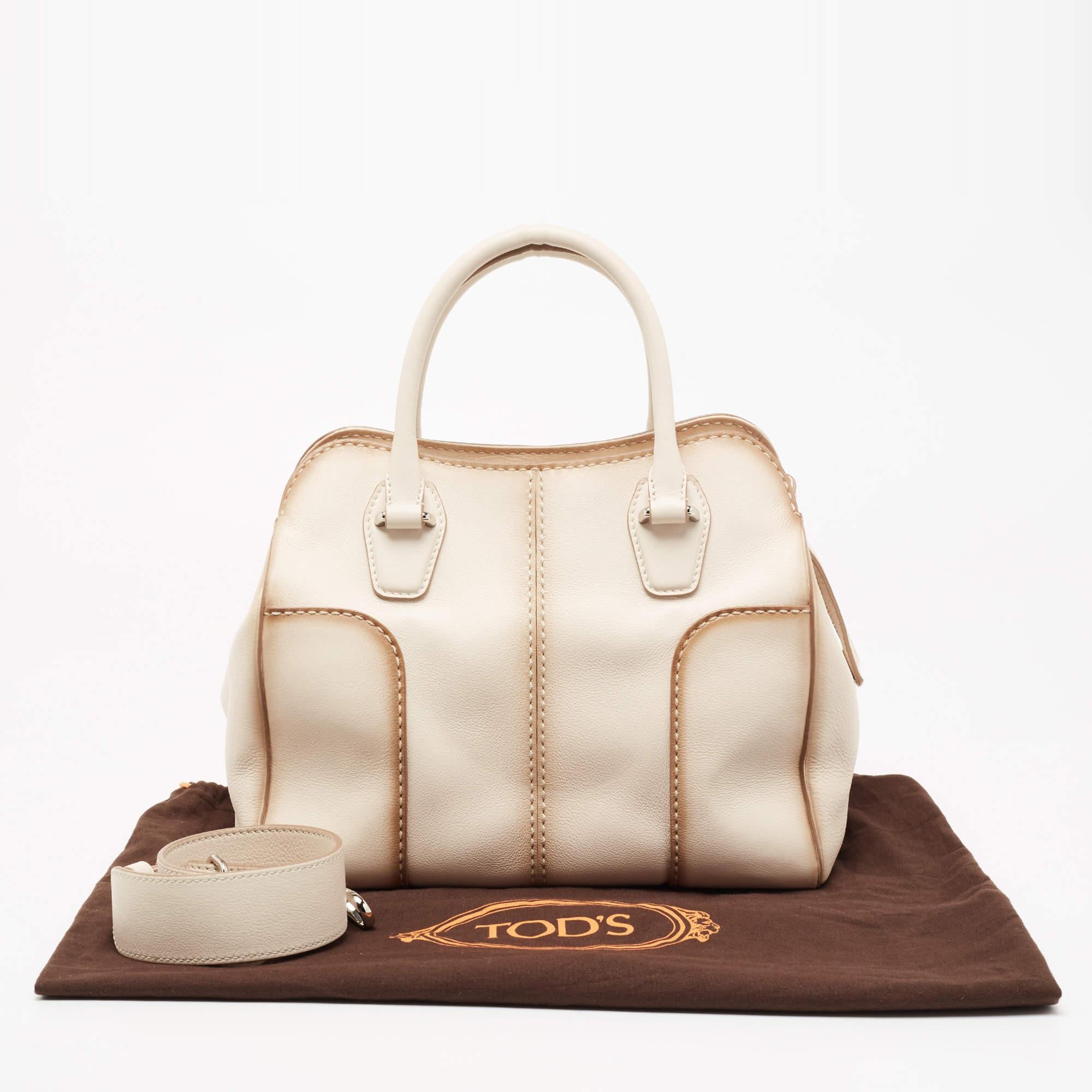 Tod's Powder Pink Leather Tote 5