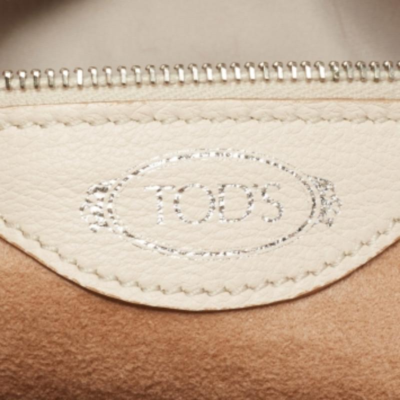 Tod's - Fourre-tout en cuir rose poudré Pour femmes en vente