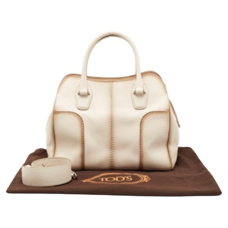 Tod's - Fourre-tout en cuir rose poudré