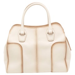 Used Tod's Powder Pink Leather Tote
