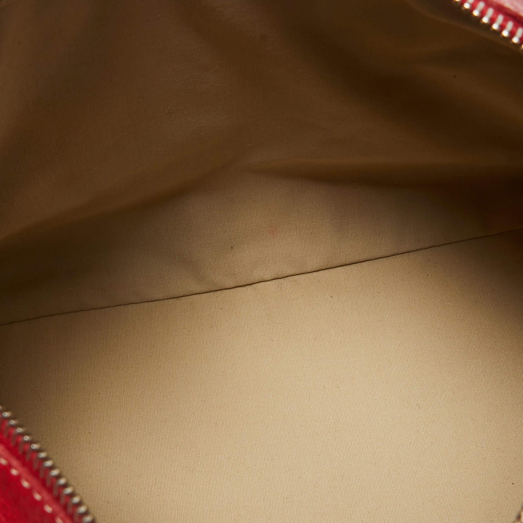 Tod's Red Leather Milky Hobo 3