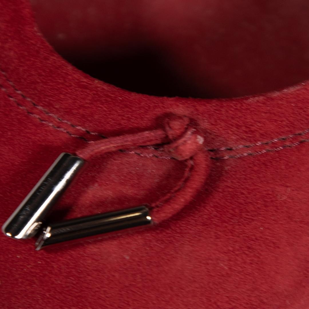 Tod's Ballet Flats en daim rouge Taille IT 37.5 Pour femmes en vente