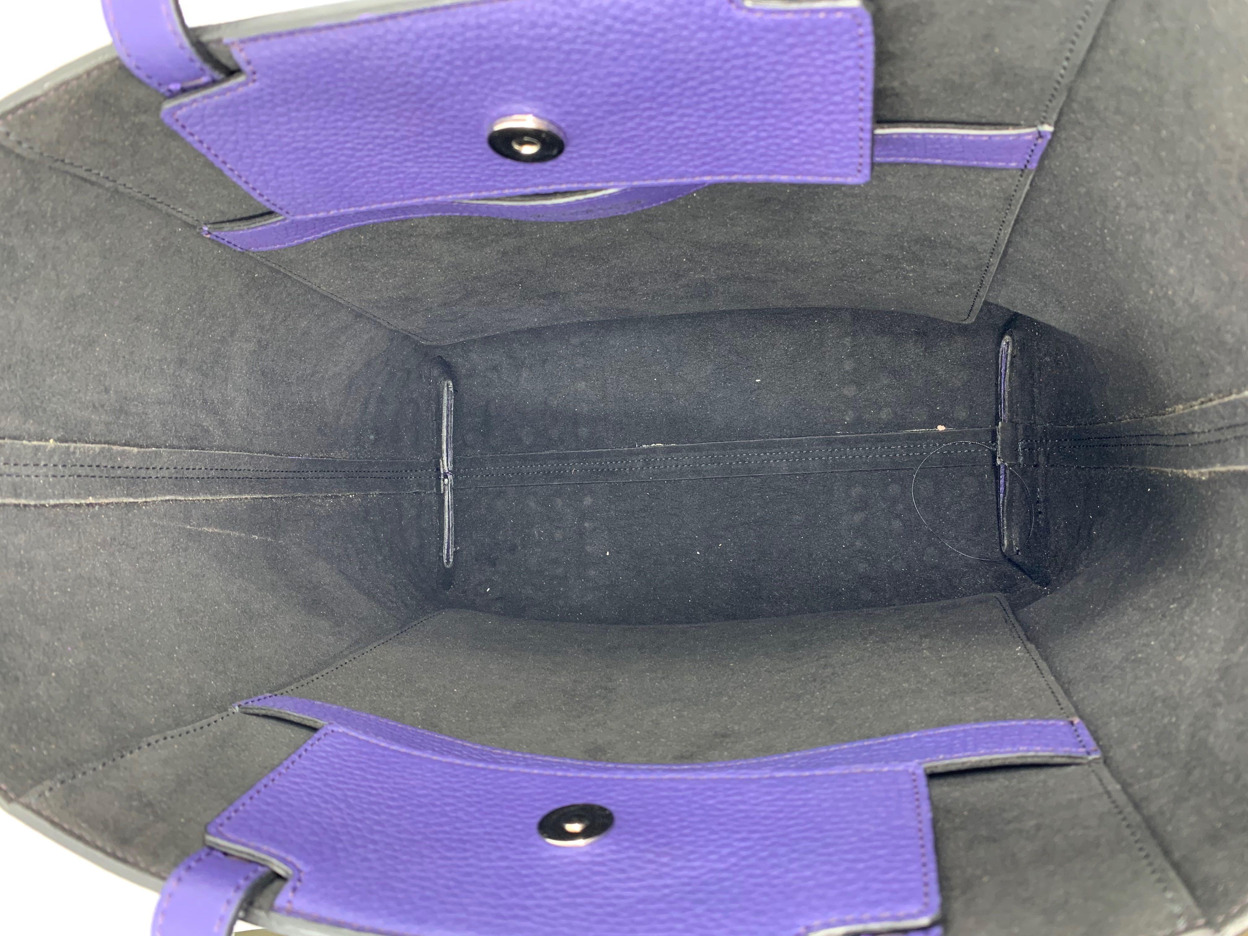 Tod Tod's Satchel Wave New Tote Soft Gommini Violett XBWAMRFT301MACL-411 Damen im Angebot