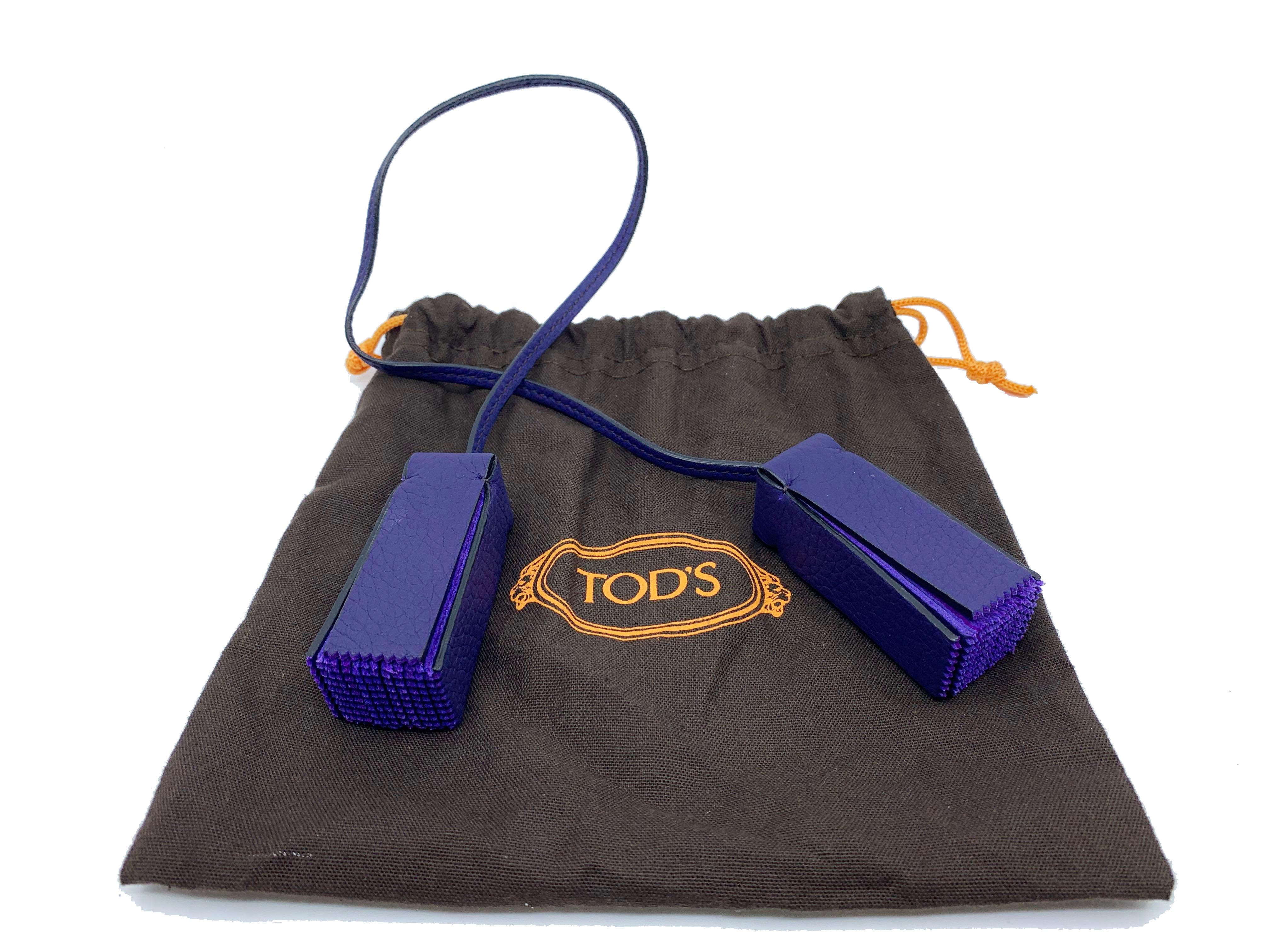 Tod Tod's Satchel Wave New Tote Soft Gommini Violett XBWAMRFT301MACL-411 im Angebot 2