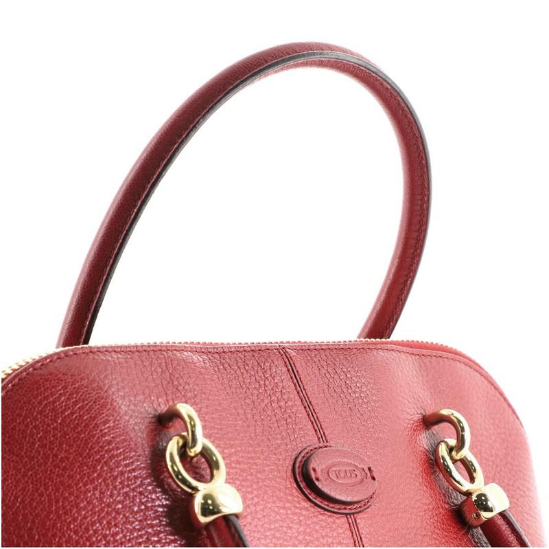 Tod's Sella Bugatti Convertible Satchel Leather Small 3