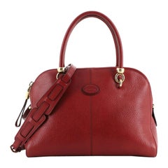 Tod's Sella Bugatti Convertible Satchel Leather Small