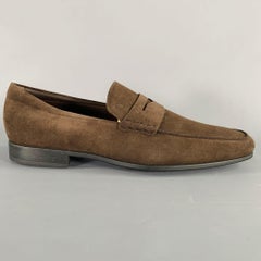 Mocasines TOD'S de ante marrón oscuro talla 11