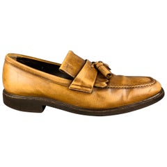 Mocasines TOD'S talla 8 Piel marrón envejecida con borlas