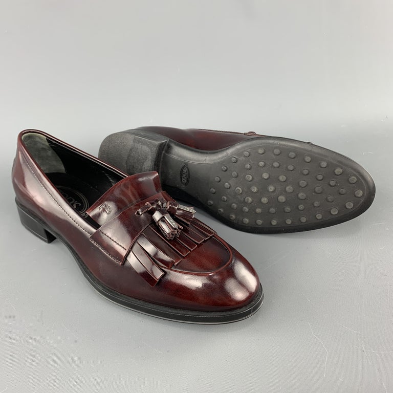 tods tassel loafers