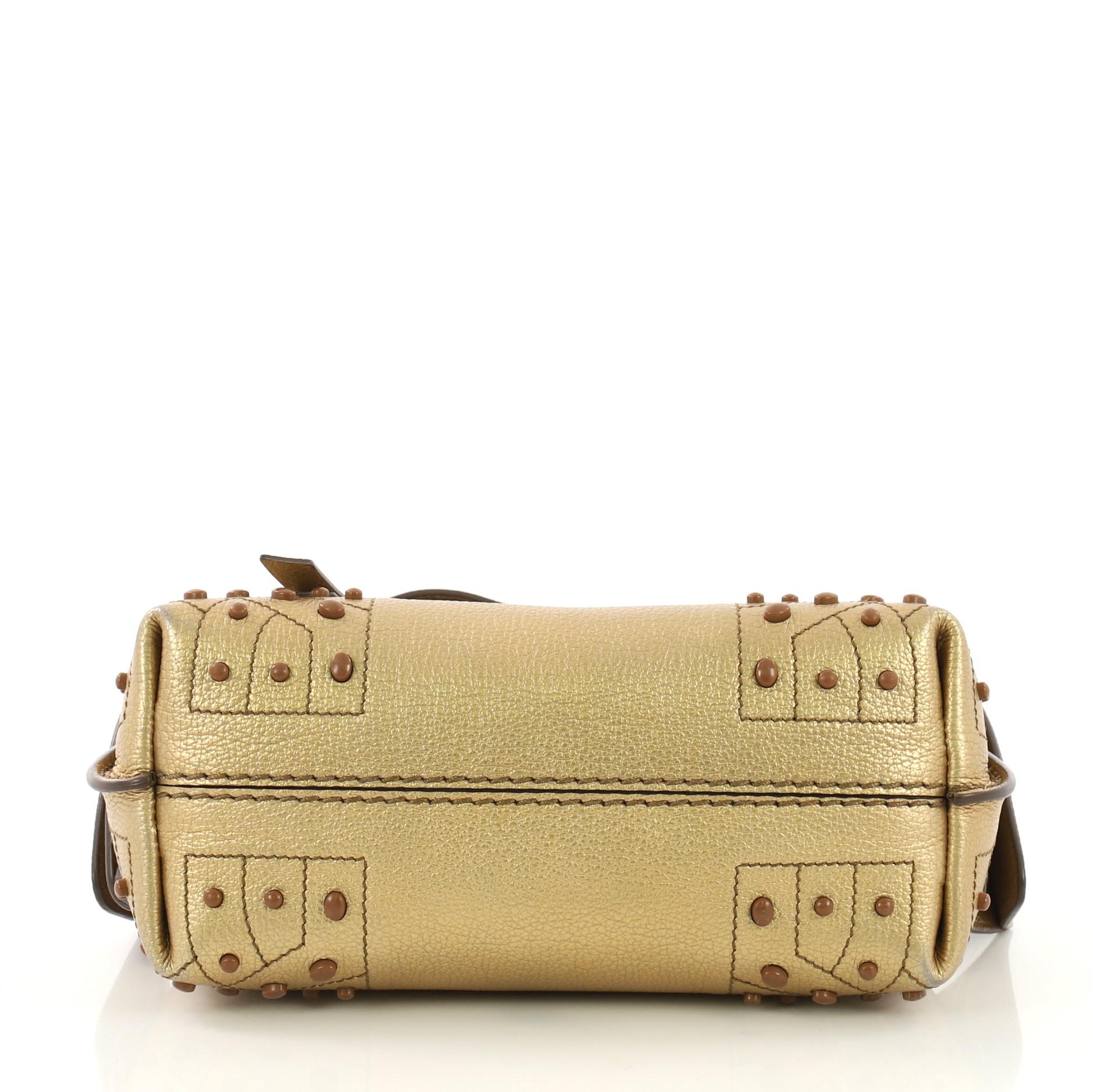 Tod's Studded Convertible Wave Bag Leather Mini 1