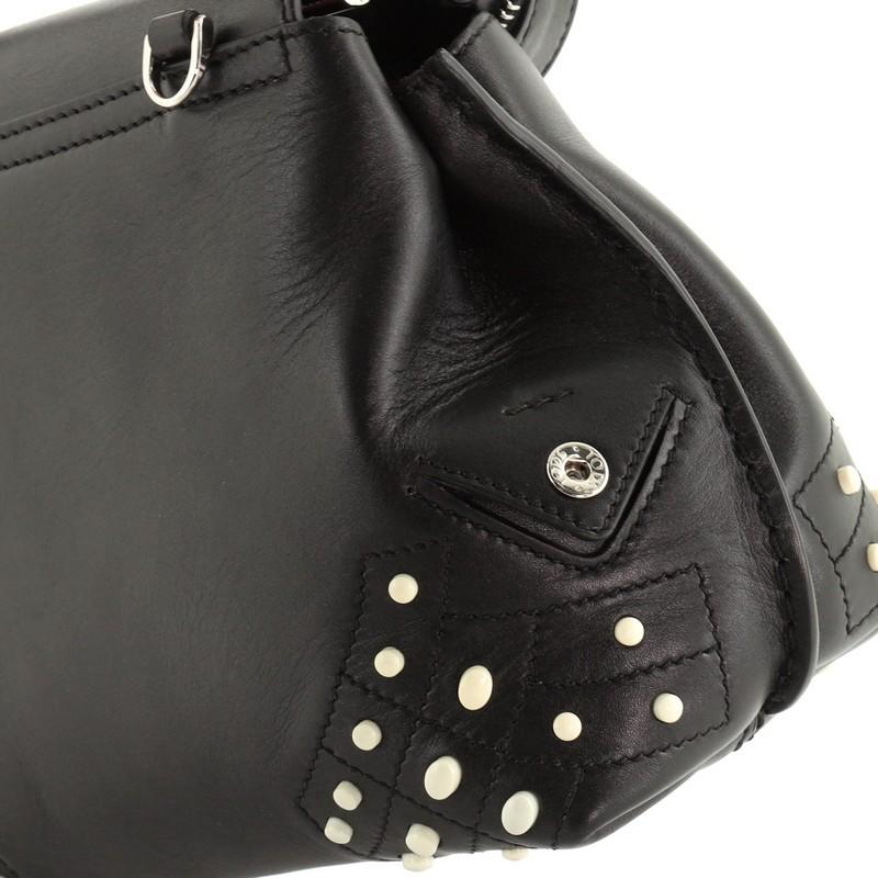 Tod's Studded Wave Bag Leather Micro In Good Condition In NY, NY