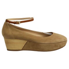 Tod's Suede Platform Pumps EU 38 UK 5 US 8 