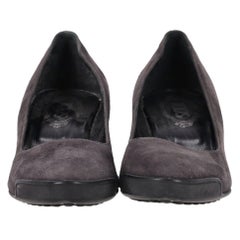 Tod's Suede Wedge Pumps