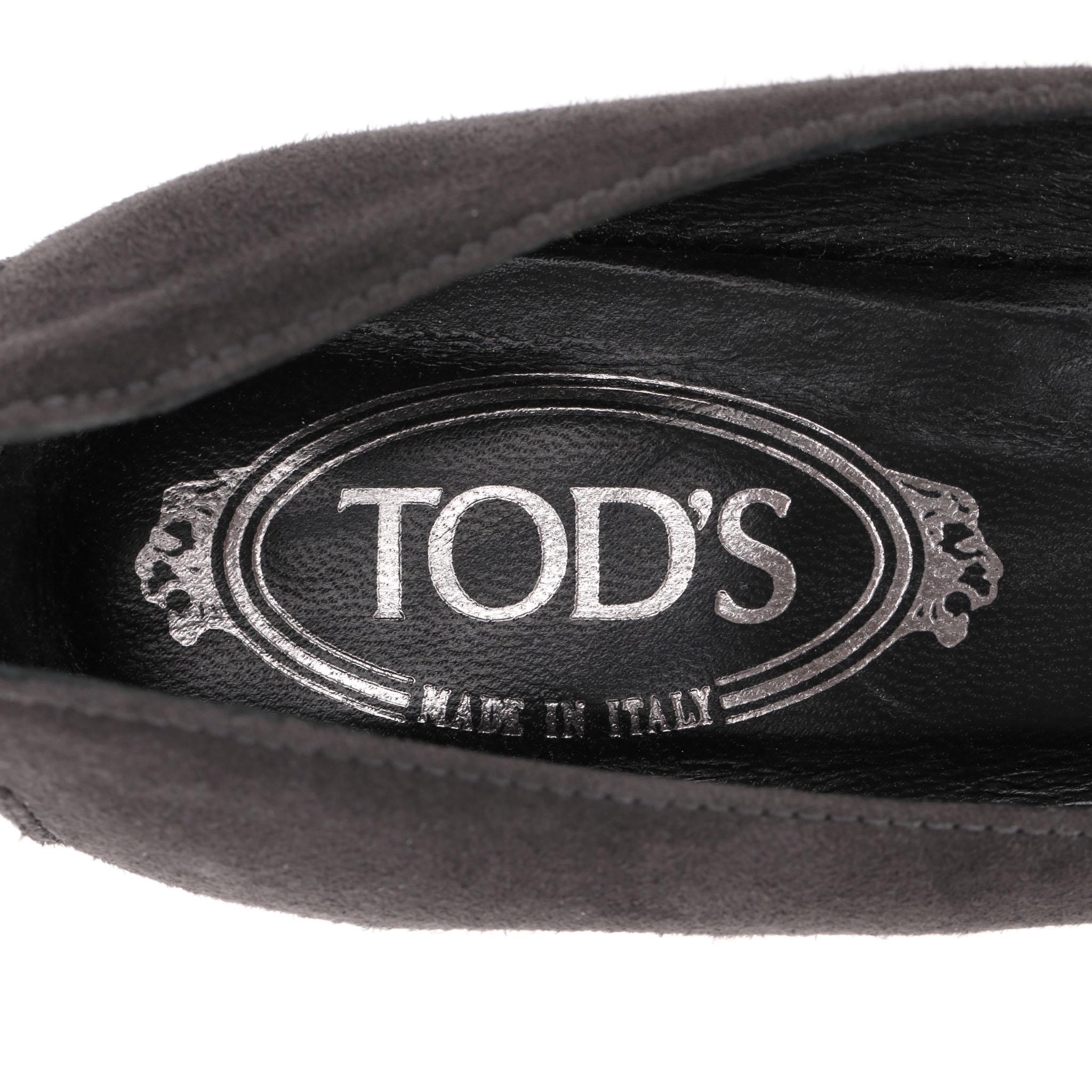 Tod's Wildleder-Keilpumps im Angebot 1