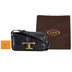 Tod's 'T Timeless' Calfskin Leather Micro Flap Bag