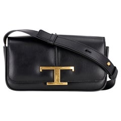 Tod's 'T Timeless' Calfskin Leather Micro Flap Bag