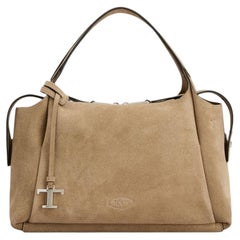 Tod'S T Timeless Hobo Bag — Beige