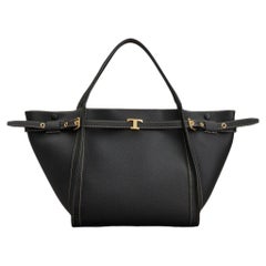 Tod'S T Timeless Shoulder Bag — Black