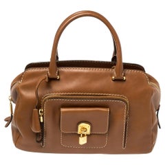 Tod's Tan Leather Front Pocket Satchel