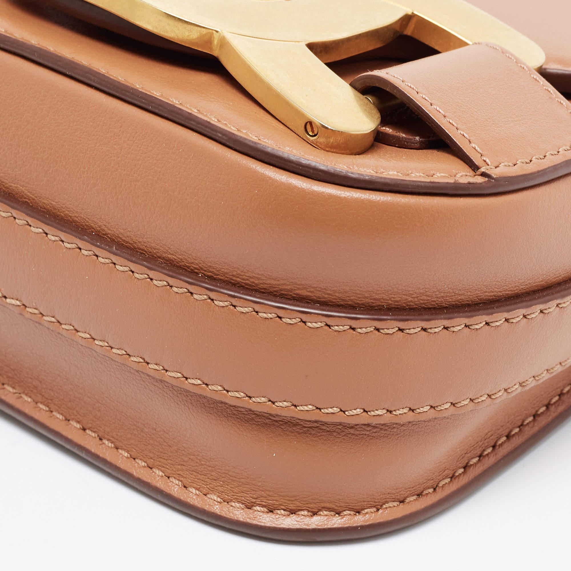 Women's Tod's Tan Leather Mini kate Crossbody Bag