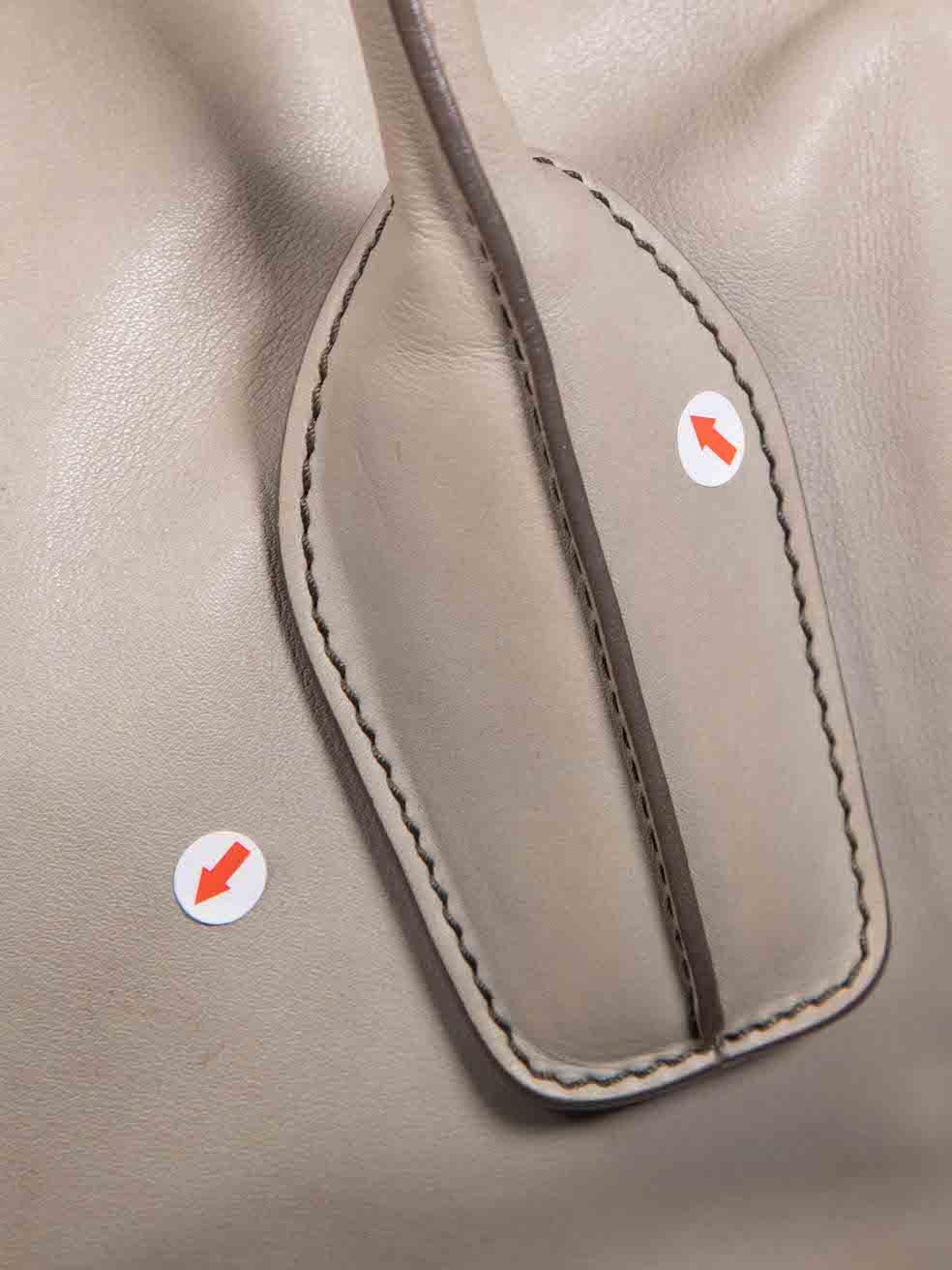 Tod's Taupe Leather D-Styling Tote 2