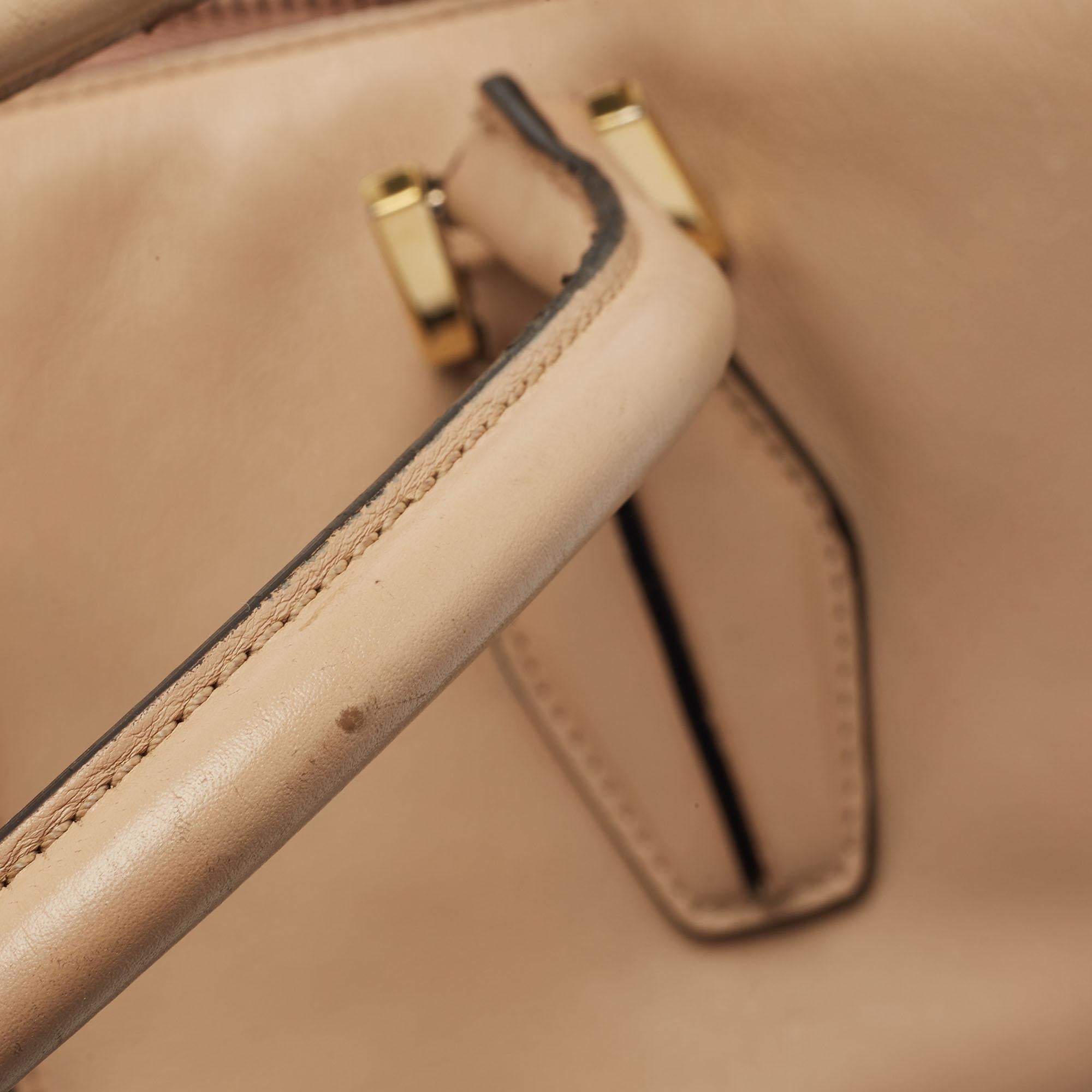 Tod's Zweifarbige D-Cube-Tasche aus Leder Medium 5