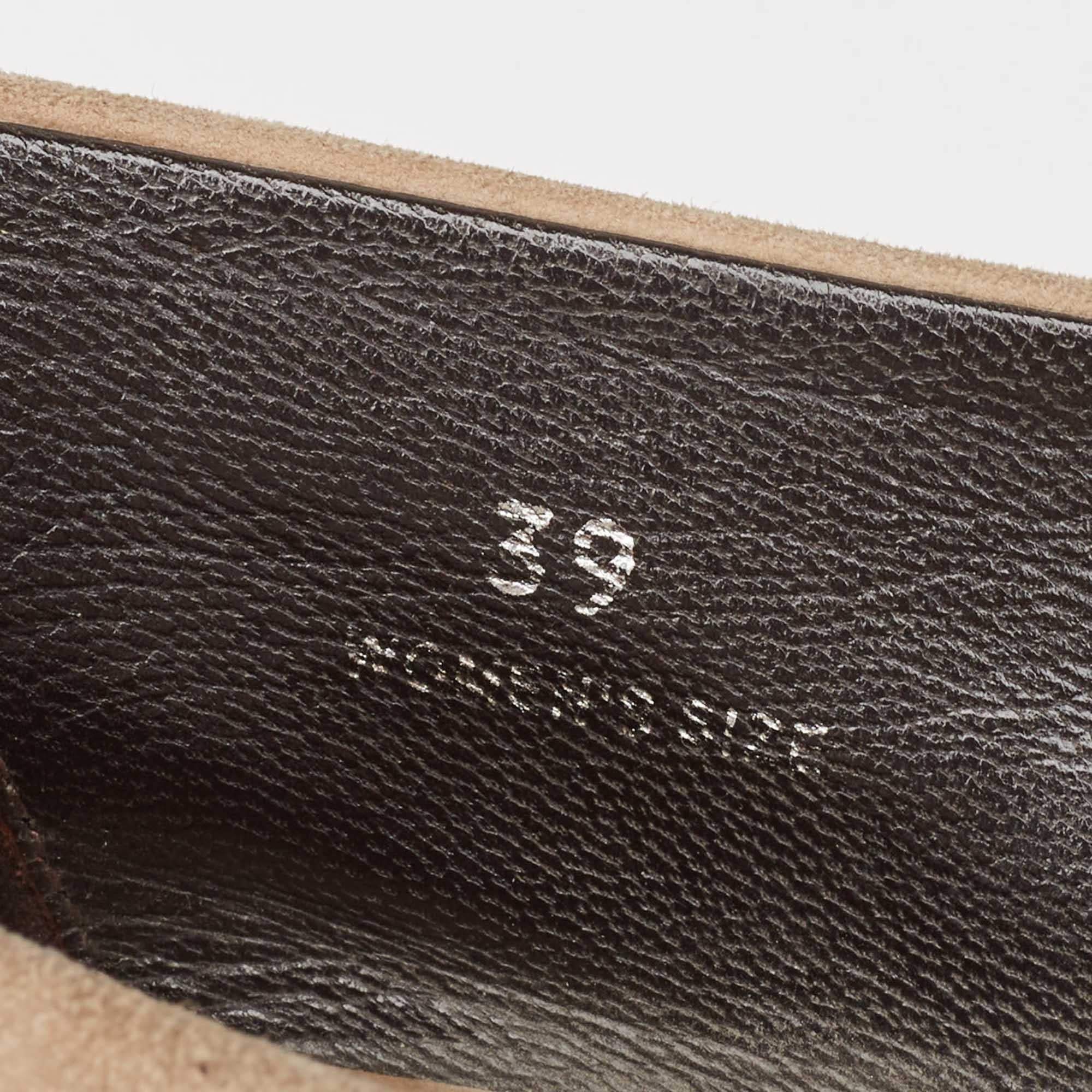 Tod's Two Tone Suede and Studded Leather Bow Ballet Flats Size 39 For Sale 3