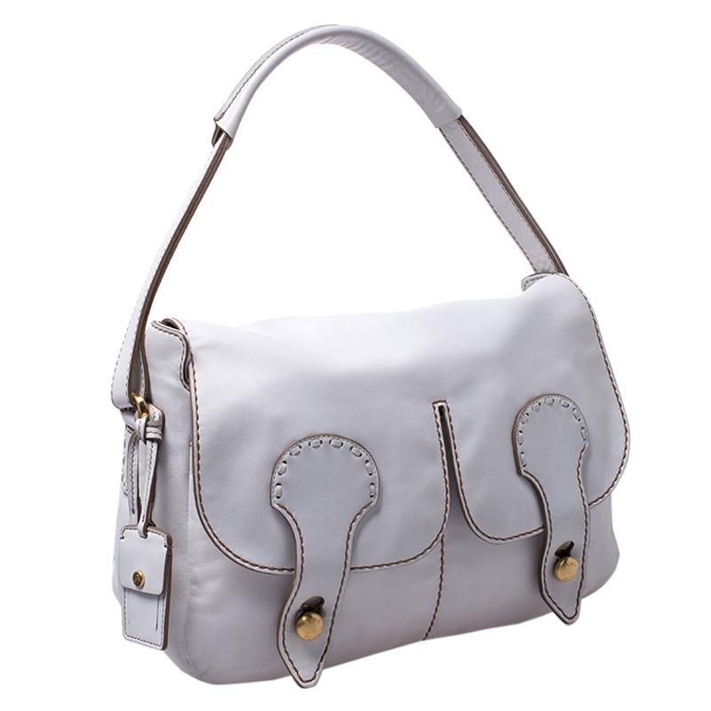 white leather handbags