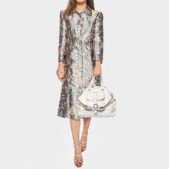 Tod's White Patent Leather Front Pocket Satchel