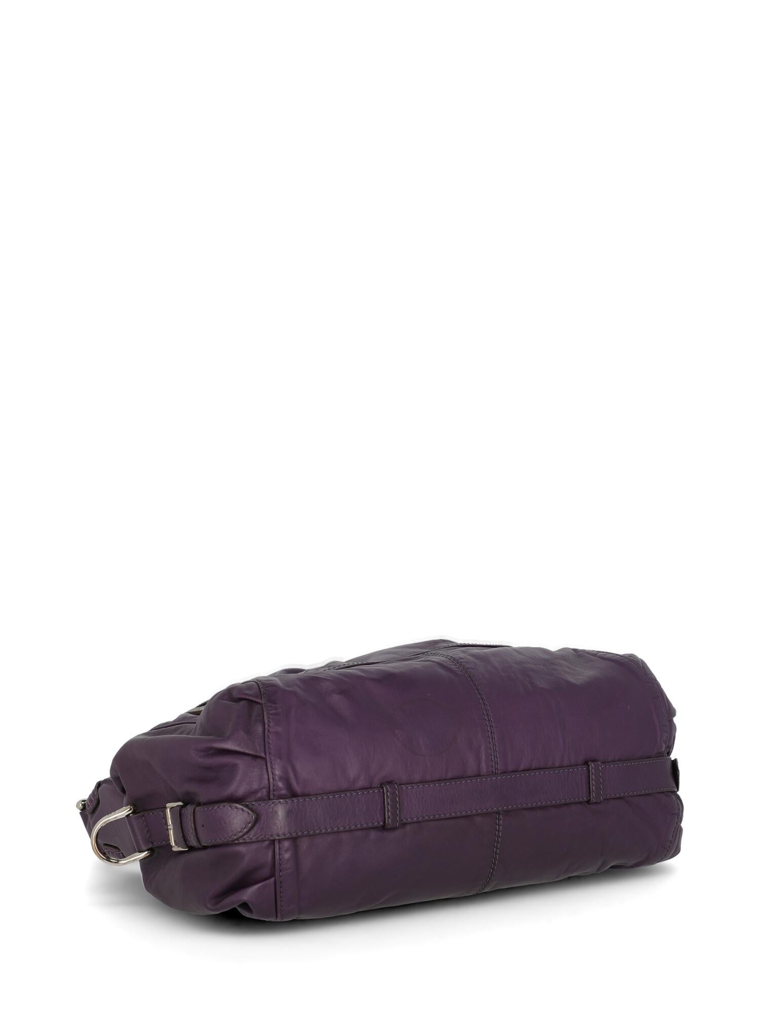 Women's Tod'S Woman Shoulder bag  Purple Leather For Sale