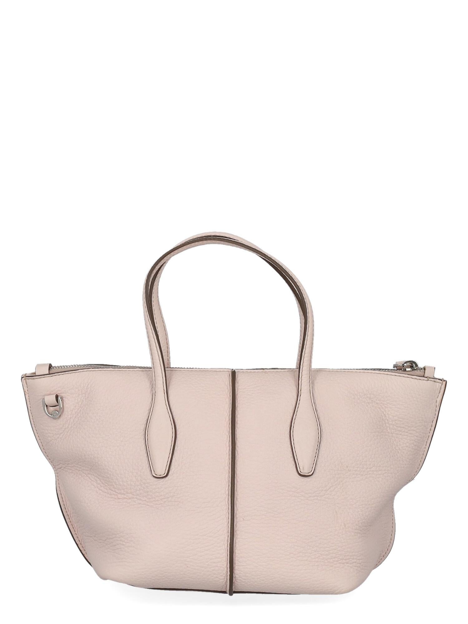 Beige Tod'S Women Handbags Pink Leather  For Sale