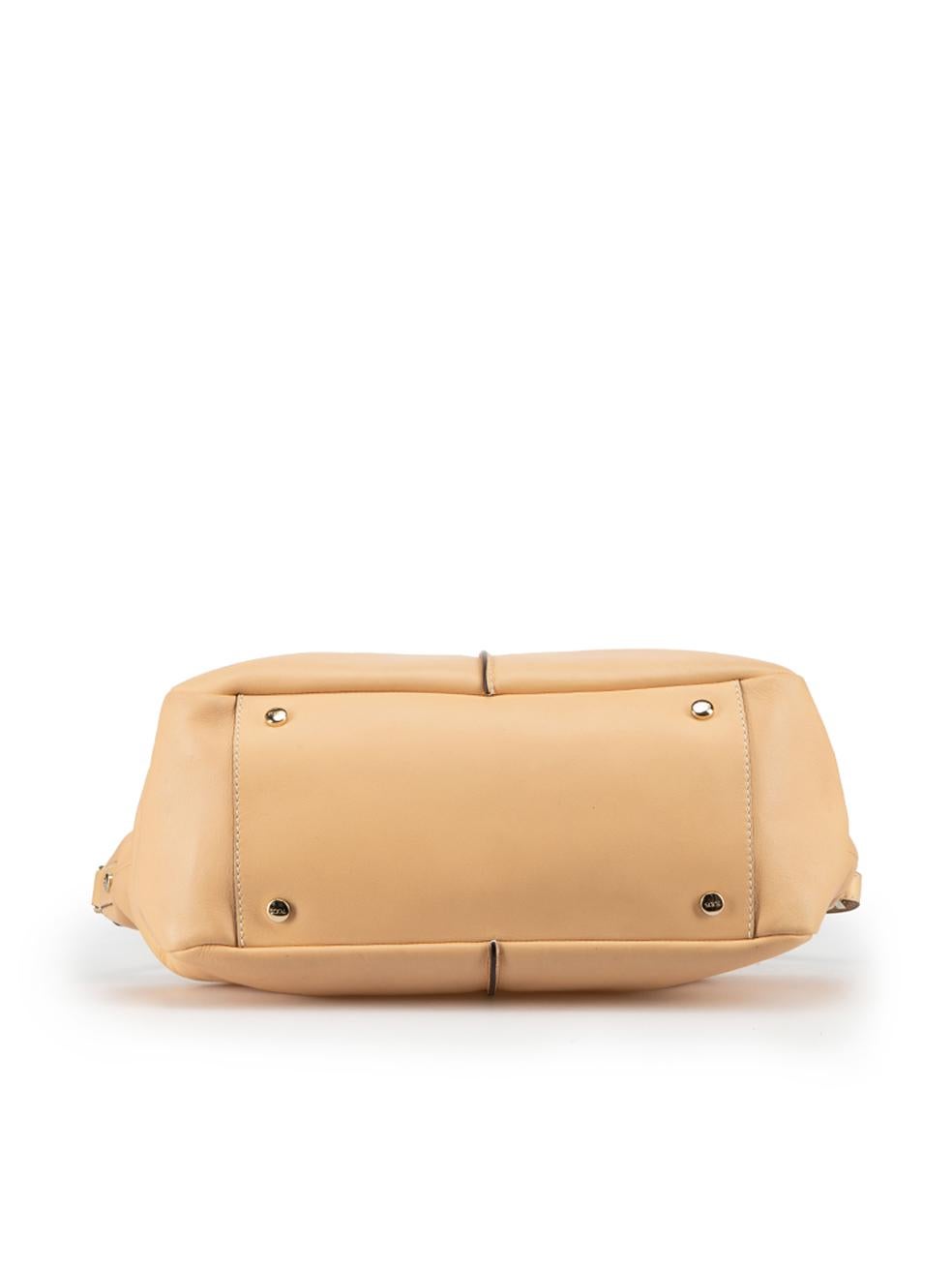 Tod's Women's Beige Leather Shoulder Bag 1