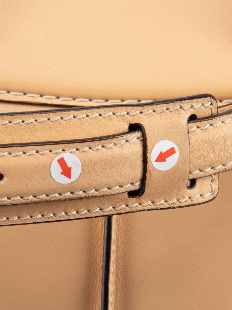 Tod's Women's Beige Leather Shoulder Bag 3