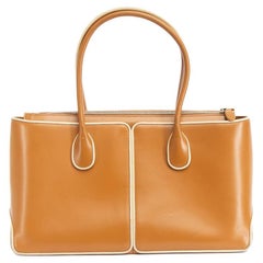 Tod's Damen Vintage Hellbraune D-Tasche Iconic